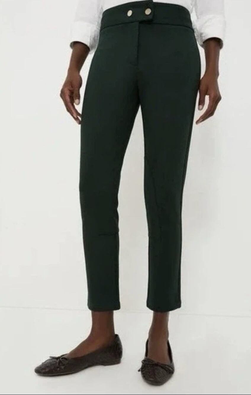 Tuckernuck Womens Brickwell Riding Pants Size S Eequestrian Ponte Stretch Green